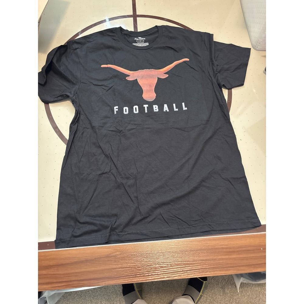 1256 Fanatics Texas Longhorns Football Mens Large Black UT Austin Mikey 18